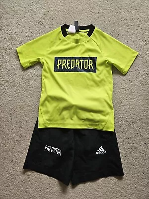 Buy Boys Adidas Predator Shorts And T-shirt Set Age 5-6 Yrs • 6£