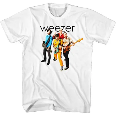 Buy Weezer Band With Guitars & Bass Men's T Shirt Rock Music Merch • 40.90£