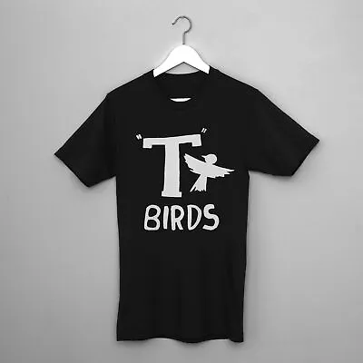 Buy T-BIRDS Mens ORGANIC T-Shirt Travolta Movie Retro Fancy Dress 50s Costume • 8.99£