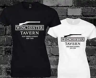 Buy Winchester Tavern Ladies T Shirt Shaun Of The Dead Inspired Movie Film Fashion • 7.99£