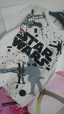 Buy New Star Wars Boy T-shirt Top 9/10 Yrs 10 Yrs • 4.50£