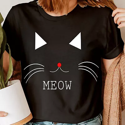 Buy Cat Animal Lovers Gift Idea For Her Funny Novelty Womens T-Shirts Tee Top #DGV4 • 9.99£