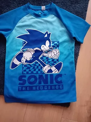 Buy Sonic Sport Style Tshirt Aged 6 - 7 Tshirt • 3£