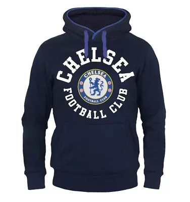 Buy Chelsea FC Mens Hoody Fleece Graphic OFFICIAL Football Gift Navy, Size Small. • 24.95£