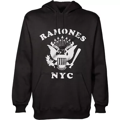 Buy The Ramones Retro Eagle Official Hoodie Hooded Top • 32.99£