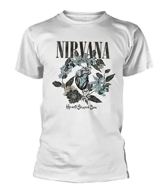Buy Nirvana Heart Shaped Box White T-Shirt OFFICIAL • 17.99£