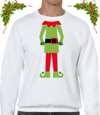 Buy Elf Body Christmas Jumper Sweater Xmas Funny Joke Design Fun Festive Santa • 13.99£