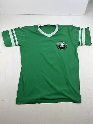 Buy Flogging Molly Poster Flag Green Shamrock Logo Football Soccer Club T Shirt Med • 8.21£