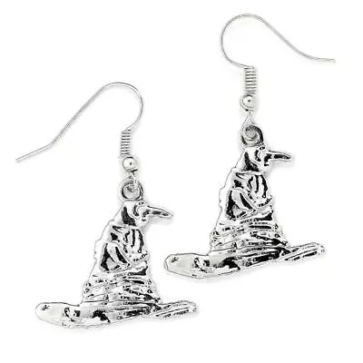 Buy Harry Potter - Harry Potter Silver Plated Earrings Sorting Hat - New S - H300z • 9.89£