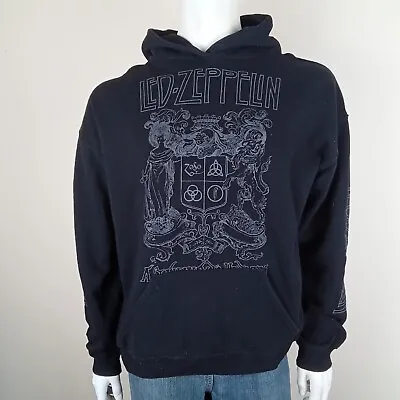 Buy THE GTS Led Zeppelin Mens Size Large Hoodie Black Pullover Heavy Hard Rock Music • 25.79£