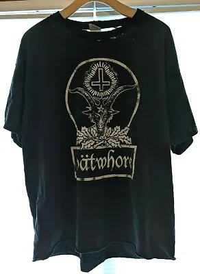 Buy Vintage Goatwhore Black XXL T-Shirt Jagermeister Choirs Of The Damned Sounding • 42.52£