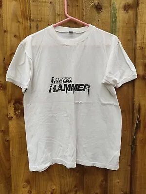 Buy Metal Hammer T Shirt *ULTRA RARE* 1985 Metallica Megadeth Anthrax  • 84.95£