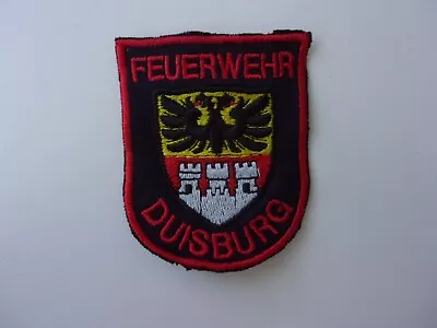 Buy Sleeve Badge Fire Brigade BF Duisburg Red From Shirt • 2.58£