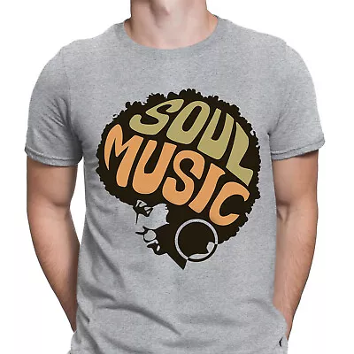 Buy Soul Music Black History Month Afro Hair Gift Mens T-Shirts Tee Top #D6 • 9.99£