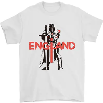 Buy St Georges Day Knights Templar England Flag Mens T-Shirt 100% Cotton • 7.49£