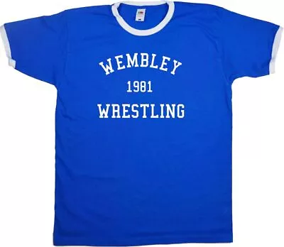 Buy Wembley Wrestling 1981 T-Shirt - Retro, British, Big Daddy, Giant Haystacks • 17.99£