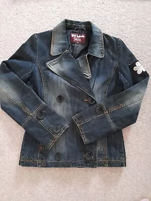 Buy Vintage Feel Women's/Girls 'Mis-Behave' Denim Jacket - Size 8 - VGC • 5£