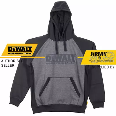 Buy Dewalt Hooded Sweatshirt Big Front Logo Work Hoodie Jumper Front Pocket Mens • 34.90£