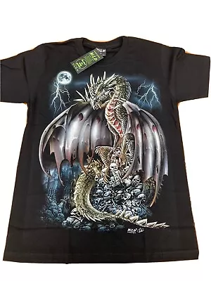 Buy Mystical Dragon Best Seller Glow In The Dark Wild T -Shirt Size Medium • 12.49£