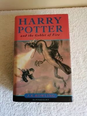 Buy J.K.Rowling - Harry Potter And The Goblet Of Fire - HB First Edition 2000.  • 12£