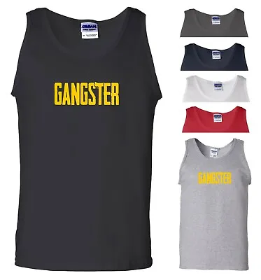 Buy Gangster Vest Gangsta Mafia Rap Music TV Series Fans Funny Gift Men Tank Top • 9.99£