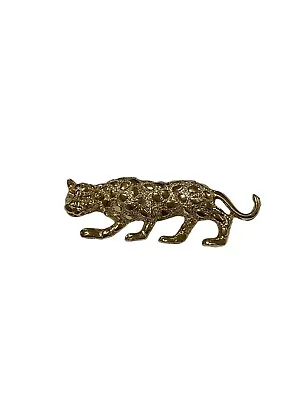 Buy Vintage Gerrys Signed Brooch Wildcat Leopard Panther Cougar Cheetah Jaguar • 7.70£