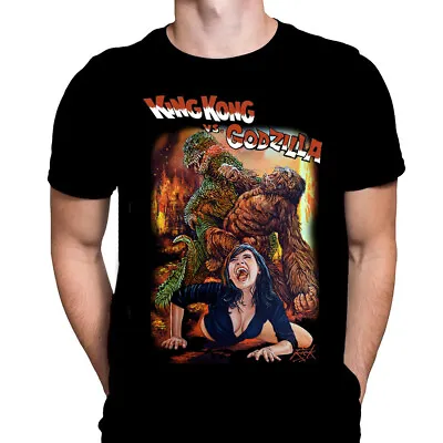 Buy KONG VS GODZILLA - T-Shirt - Sizes M - XXXL - Rick Melton Art / Horror / • 24.95£