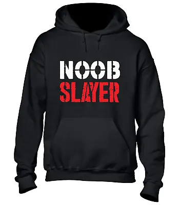 Buy Noob Slayer Hoody Hoodie Funny Gamer Pc Gaming Design Gift Idea Retro Top • 16.99£