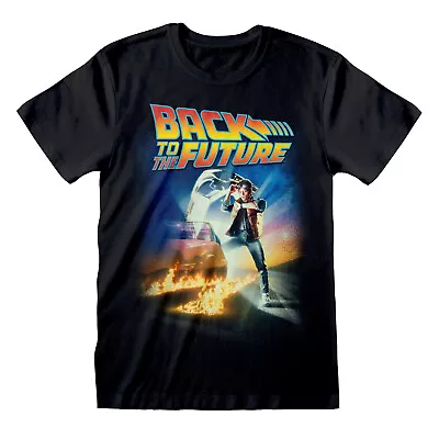 Buy Back To The Future  Movie Poster T Shirt OFFICIAL Black • 13.95£