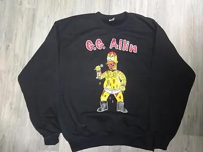Buy GG Allin Sweatshirt Anal Cunt Murder Junkies Meat Shits  • 43.24£