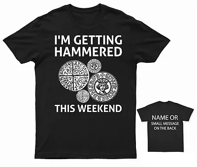 Buy I'm Getting Hammered This Weekend T-Shirt Detectorist Roman Coin Graphic Tee • 14.95£