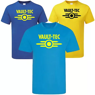 Buy Vault-Tec T-shirt Dweller Nuclear Fallout Gamer Fallout Gaming Sci Fi Dystopia  • 11.99£