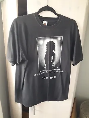Buy Original Ronald Belford Scott T Shirt Ex ACDC • 10.95£