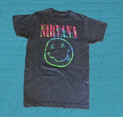 Buy Nirvana Smiley Face T Shirt  Adult Small • 11.34£