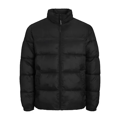 Buy Mens Jack & Jones Puffer Jacket Full Zip Long Sleeve Windproof Jackets S-2XL • 24.99£