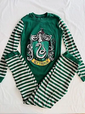 Buy Wizard Of World Harry Potter Boys Girls Pajamas Pjs 2 Pc Green Slytherin Size 16 • 3.91£