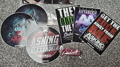 Buy Asking Alexandria Keyring & Stickers Official Rare Impericon Promo Merch  • 39.99£
