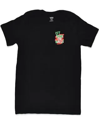 Buy VANS Mens Graphic T-Shirt Top Medium Black Cotton ZD07 • 9.10£
