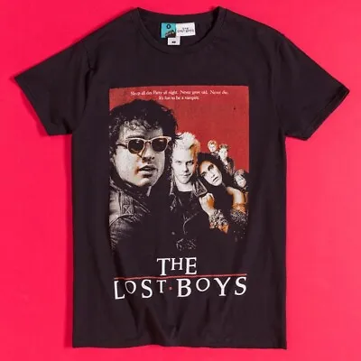 Buy Official The Lost Boys Movie Poster Black T-Shirt : S,M,L,XL,XXL,3XL,4XL,5XL • 19.99£