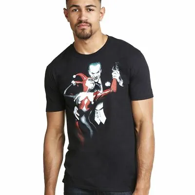 Buy Official DC Comics Mens The Joker And Harley Quinn T-shirt Black S-2XL • 13.99£