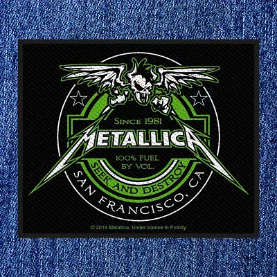 Buy Metallica - Seek And Destroy (new) Sew On Patch Official Band Merch • 4.75£