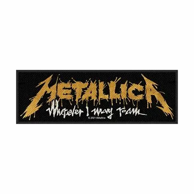 Buy METALLICA Wherever I May Roam Logo 2021 WOVEN SEW ON PATCH Official Merch • 1.99£