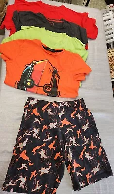 Buy Boys Age 10-11 Clothes Bundle 5 Items Summer Fortnite Pyjamas T-shirt Minecraft • 11.99£