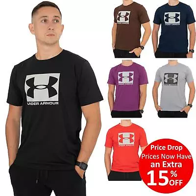 Buy Under Armour Mens T-shirt Top Tee Boxed Sport Style Short Sleeve Jersey Casual • 16.50£