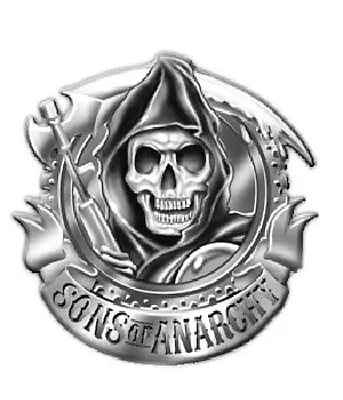 Buy Sons Of Anarchy TV Series 3-D Reaper Logo Metal Belt Buckle 2011 NEW UNUSED • 24.12£