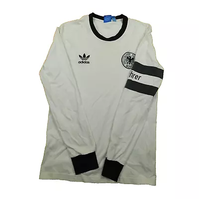 Buy German Deutscher Fussball-Bund Adidas T-Shirt White Size S Captains Shirt • 25£