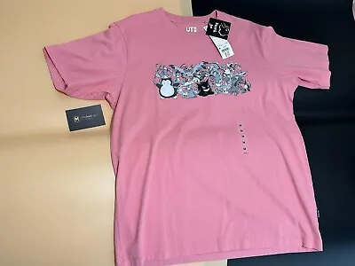 Buy Uniqlo UT X Pokémon UT Charizard Gen 1 Kanto 151 T-Shirt Size Medium Pink • 19.99£