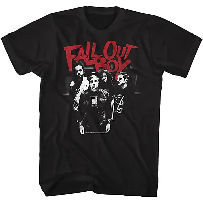 Buy Fall Out Boy Group Photo FOB Men's T Shirt Rock Band Tour Concert Merch • 40.37£