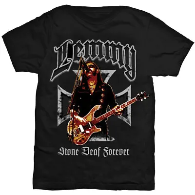 Buy Lemmy / Motörhead - Stone Deaf Forever Cross T-Shirt - Official Merch • 18.92£