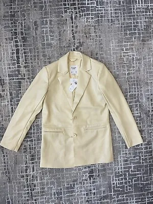 Buy Yellow Women's Female Jacket Artificial Leather,  NEW • 56.89£